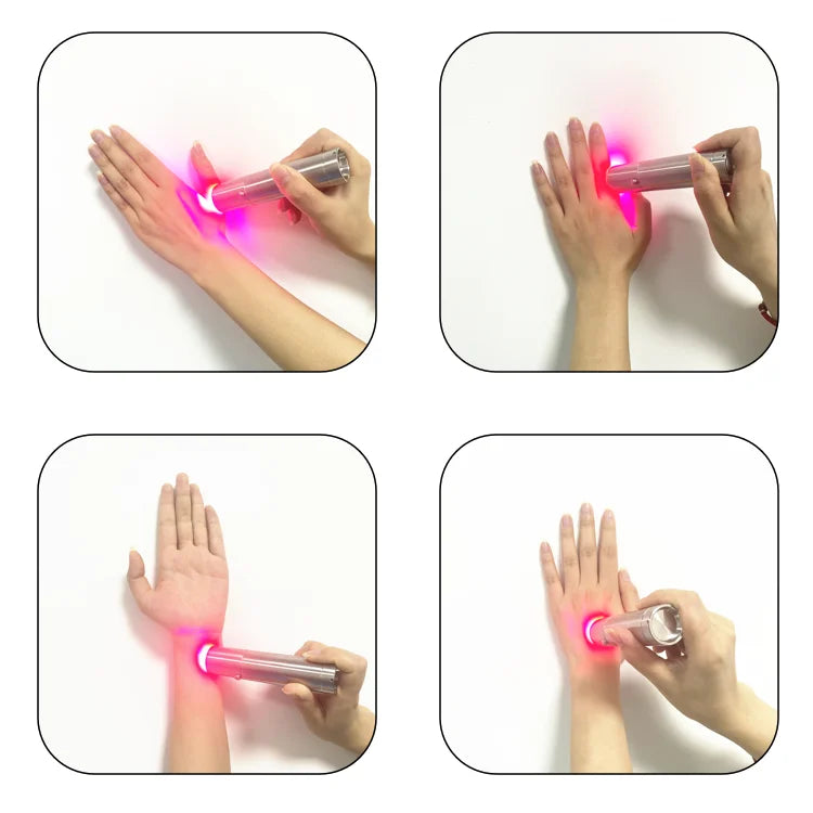 Home Facial Device Skincare Wand 5 Wavelength Red Light Therapy Torch