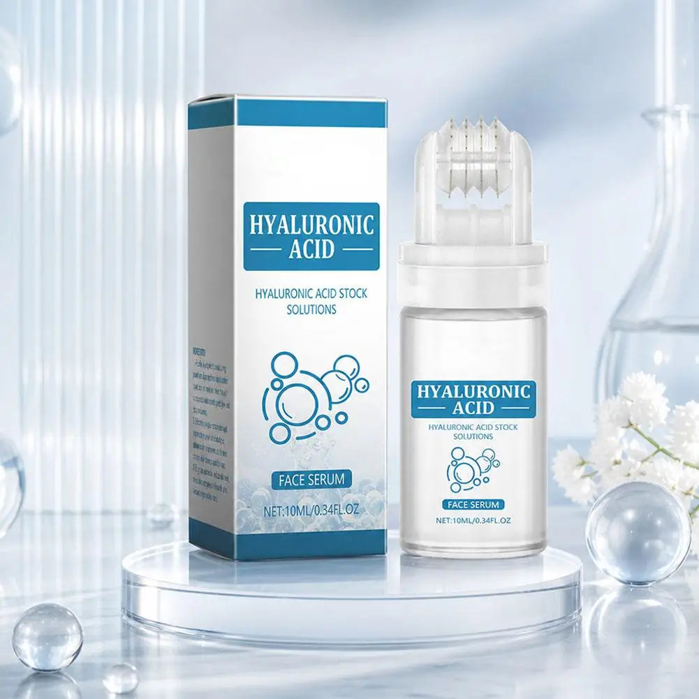 Hyaluronic Acid Face Serum 10ml Roller Applicator Hydrating