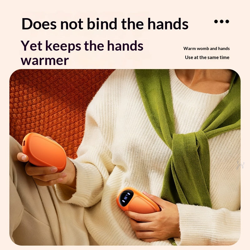Magnetic Mini Split Type Hand Warmer With Charging Function