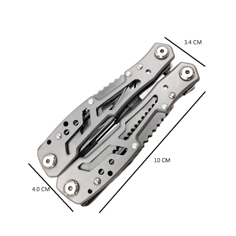 Multifunctional Stainless Steel Multi-tool Pocket Pliers Saw Folding Pliers Outdoor Tools UK