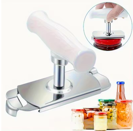 Stainless Steel Multi Function Bottle Cap Opener Adjustable Jar Lid Screw Can Opener Labor Saving Kitchen Gadget