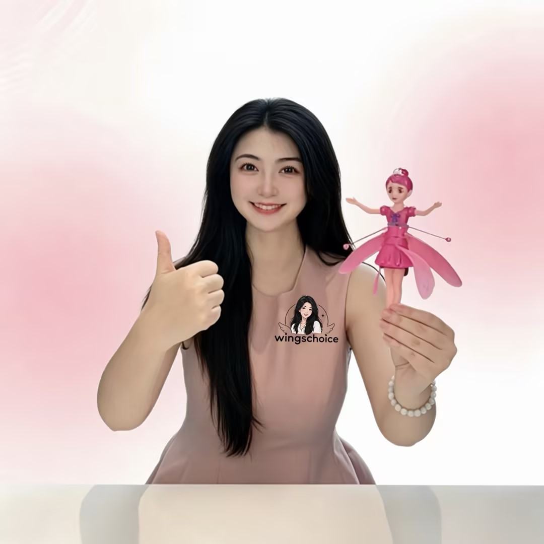 Flying Fairy Gesture-Sensing Smart Motion-Activated Light-Rechargeable Kids Toy Gift