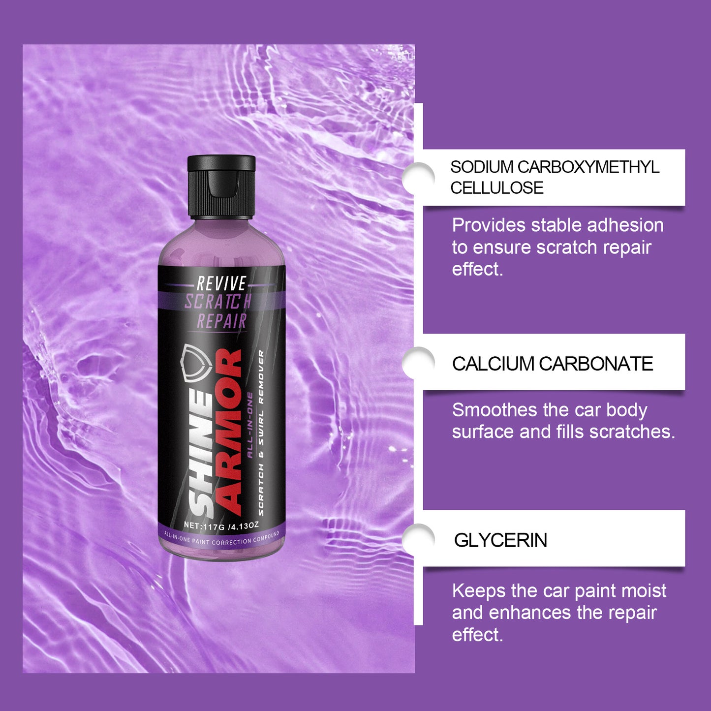 Car Scratch Care Liquid, Paint Scratch Maintenance, Daily Gloss Polish & Renovation Agent