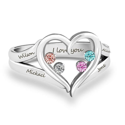 Cross Border Fashion Love Ring From Europe And America