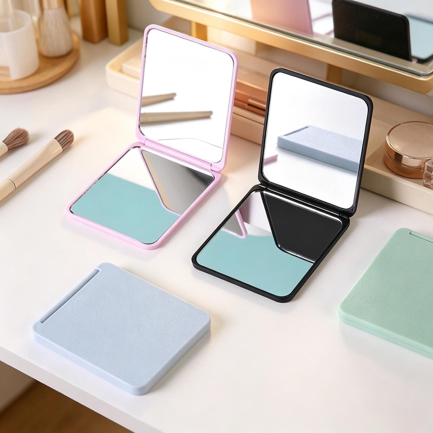 Convenient Mini Makeup Mirror Portable Small Mirror