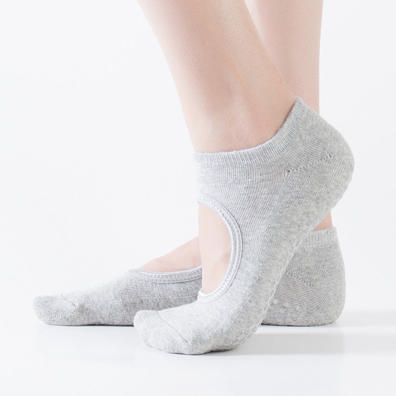 Professional Non-back Combed Cotton Slip Deodorant Ladies Dance Fitness Indoor Pilates Socks