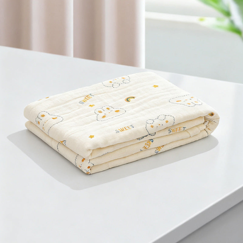 Gauze Bath Towel Class A For Babies 6 Layers For Infants