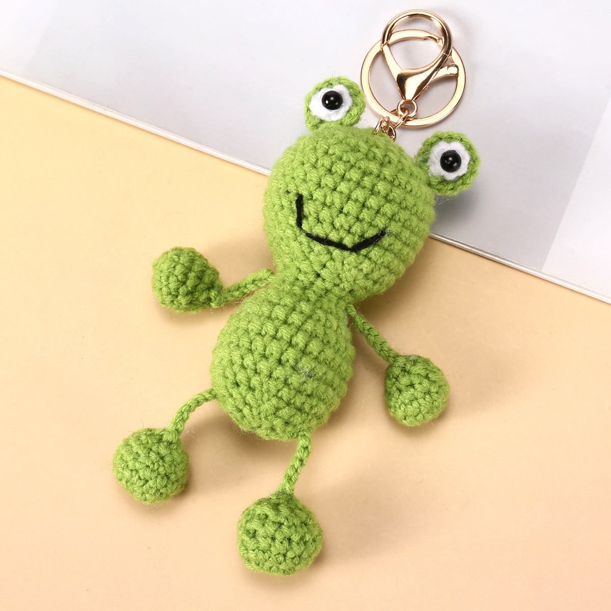 Knitted Ornament Doll Keychain Little Bear Pendant Gift