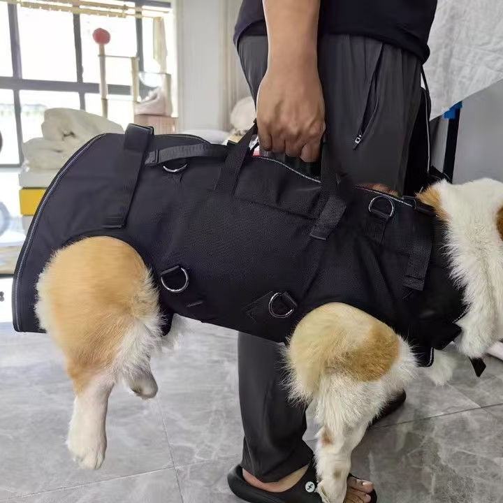 Pet Chest Bag Cycling Backpack Bike Riding Dog Walking Harness Large Dog Riding Breathable Outdoor Bag Shiba Inu Wakytu