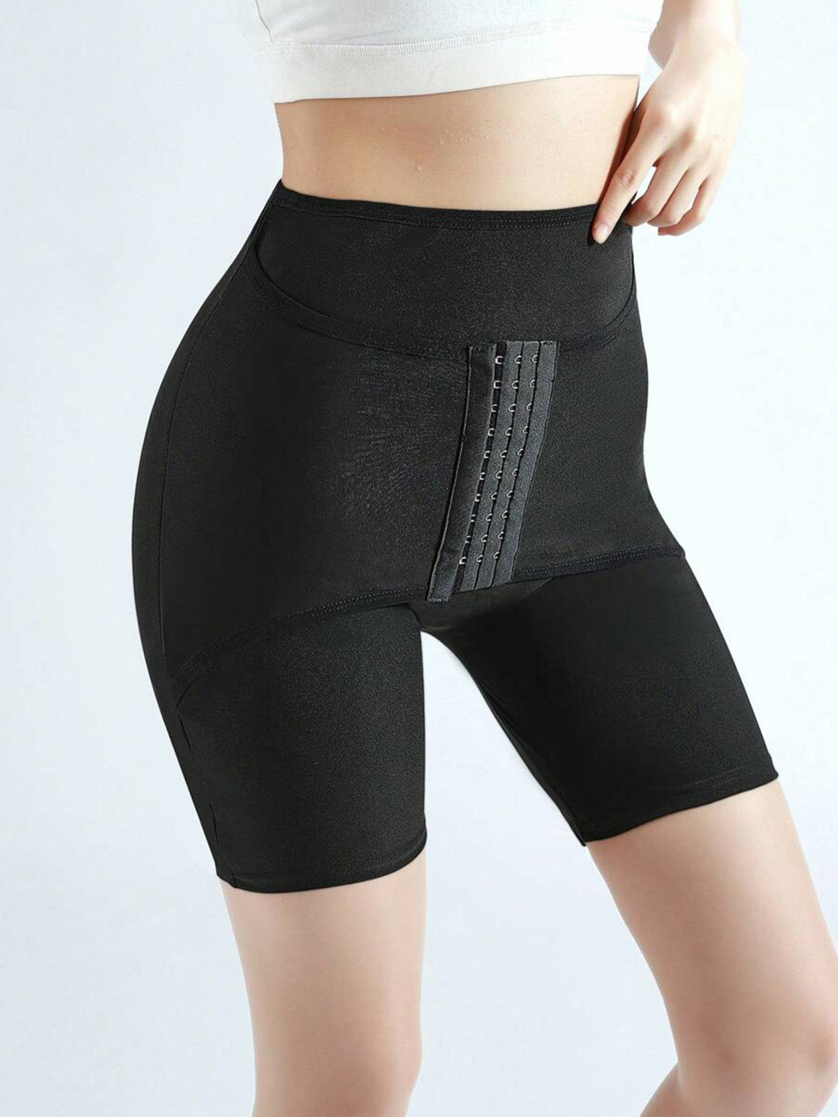 Sauna Sweat Shorts For Women High Waisted Sauna Legging Pants Slimming Compression Body Shaper