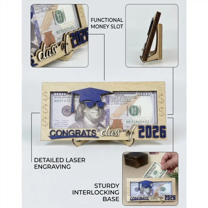 A Unique Wooden Cash Gift Box