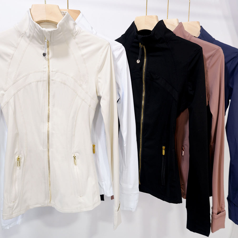 Slimming Jacket Yoga Stand-Up Collar Coat Womens