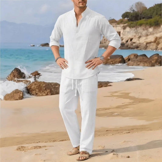 Breathable Beach Fashion Casual Mens Set