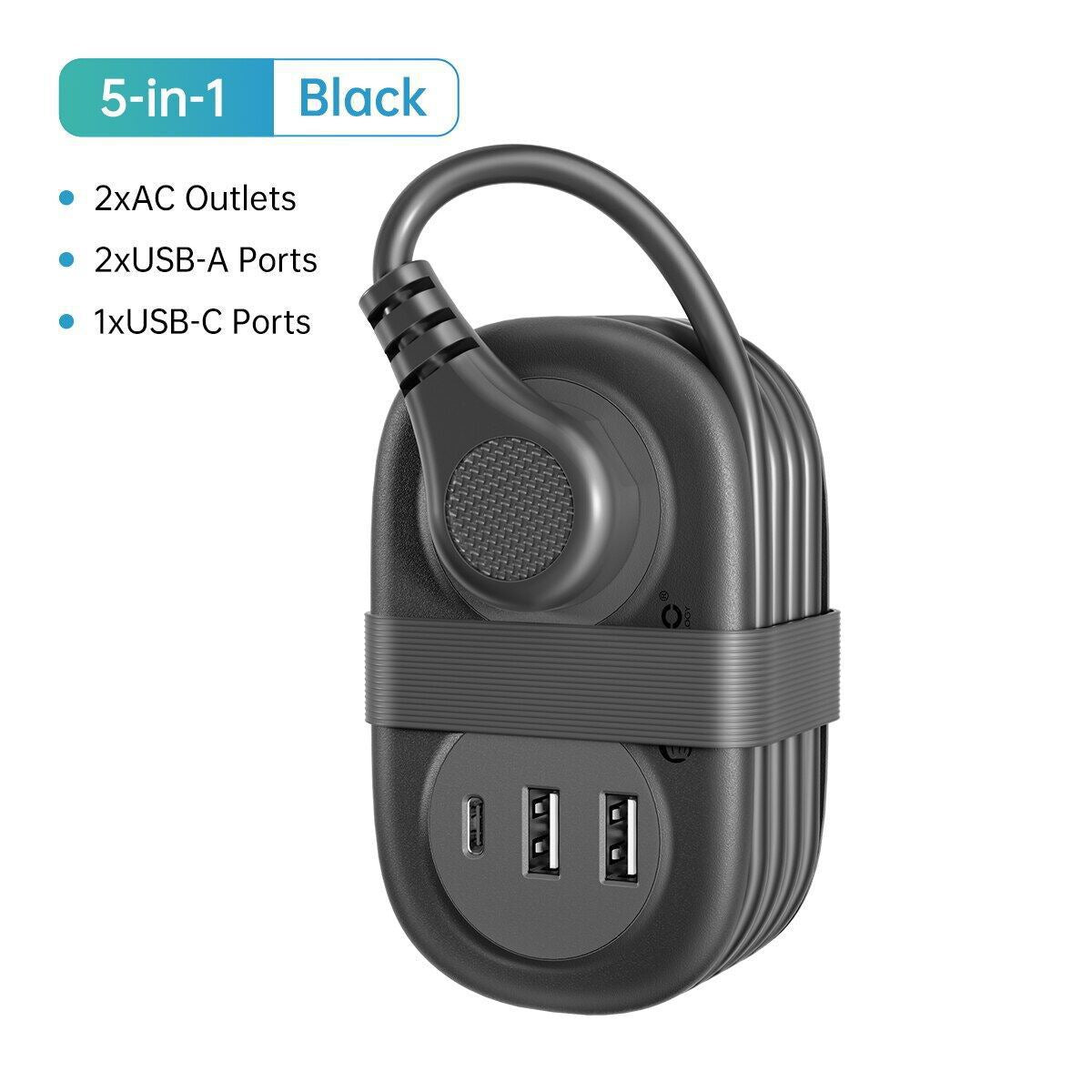 American And European Standard Travel Power Strip With USB Porous Charging