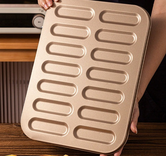 Ladyfinger Biscuit Cake Cookie Pan Tray Household Oven Mold Baking Tools