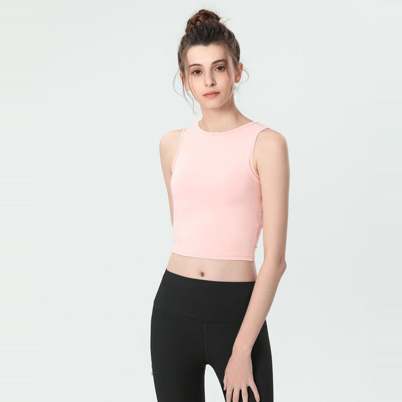 Sleeveless Sports Vest Back Tight Blouse Slimming Quick-drying Yoga Clothes Top