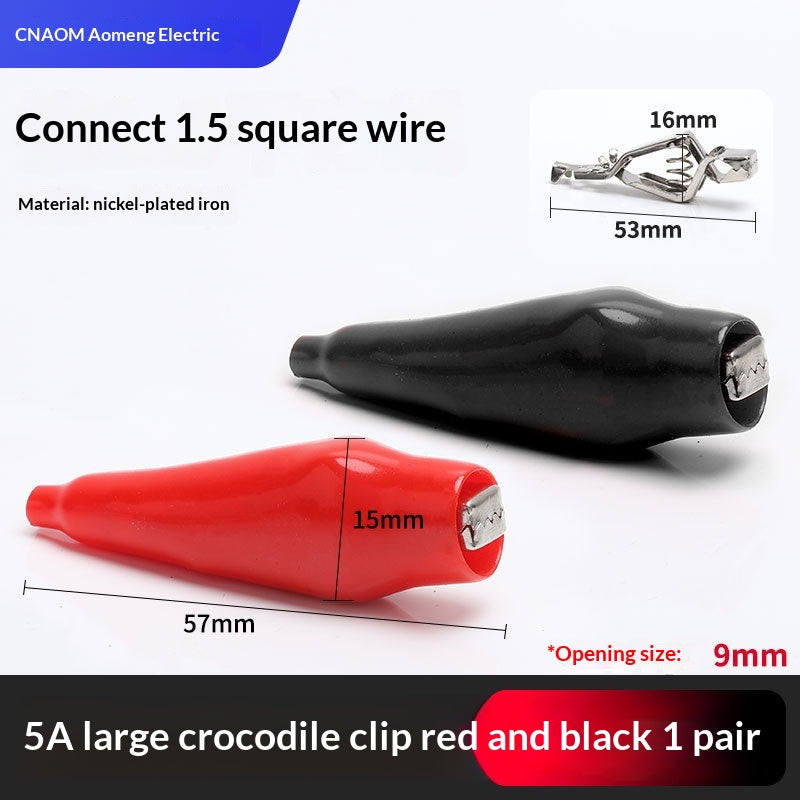 Pure Copper Alligator Clip For Car Battery Charging