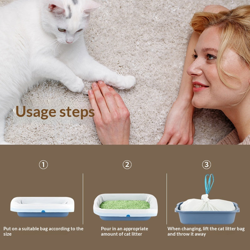 Pet Waste Bag Handheld Drawstring Bag