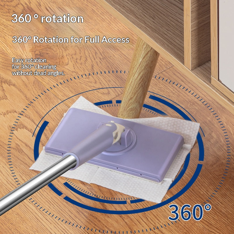 Hot Selling Lazy Mop, Can Clip Disposable Face Towels, Mini Cleaning Mop For Bathroom & Home Use