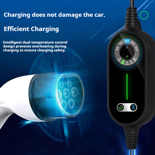 Portable Charging Station For New Energy Vehicles, Type 2 Charging Gun