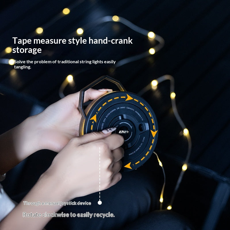 Outdoor Tape Measure Camping Extra-long Battery Life Ambient String Lights