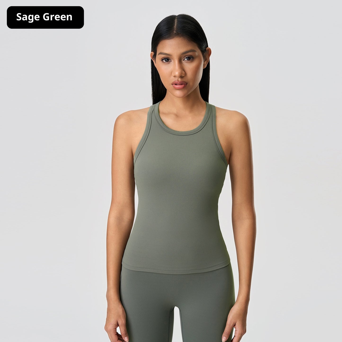 Spring And Summer New H-shaped Beauty Back Sports Vest Women's Slim Fit With Chest Pad