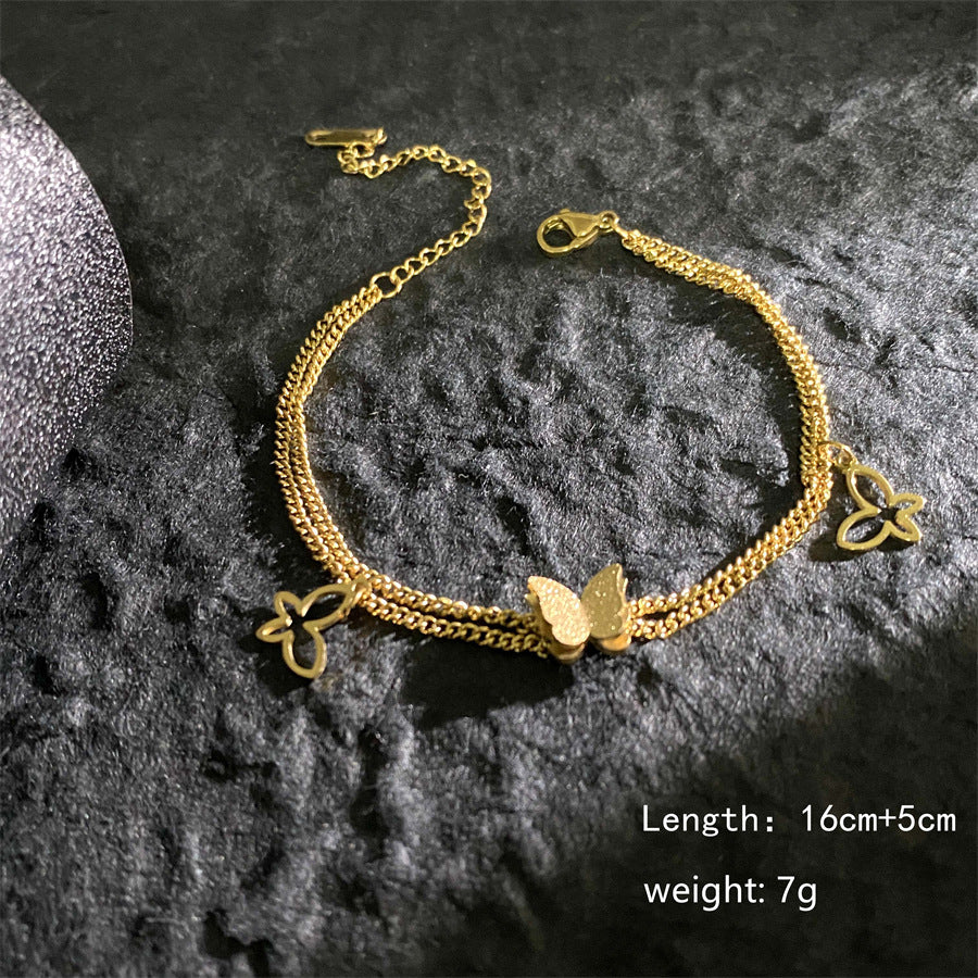 Full Body Titanium Steel European And American Hip-hop Fashion Bracelet