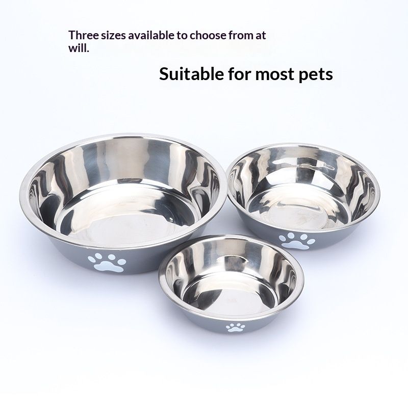 Stainless Steel Non-Slip Pet Bowl Dog Bowl