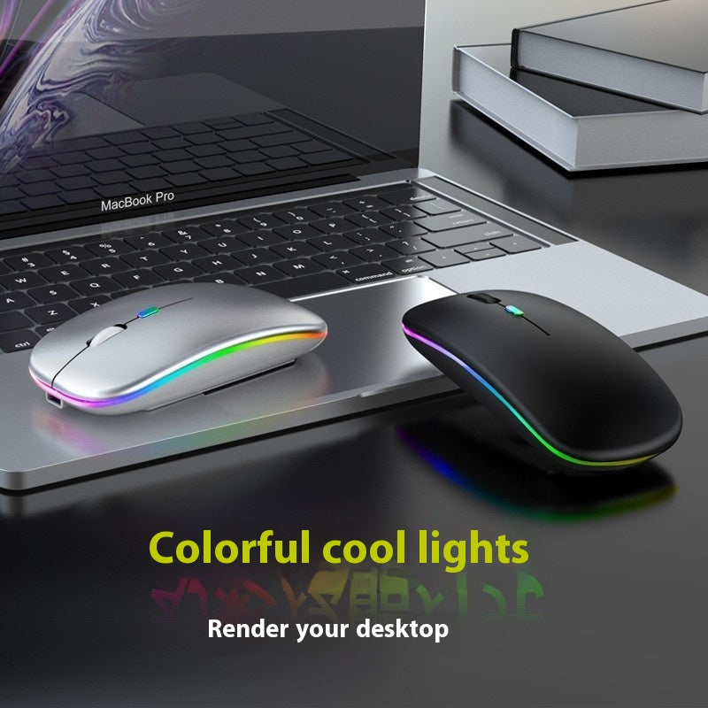 Glowing Bluetooth Mute Charging Mouse