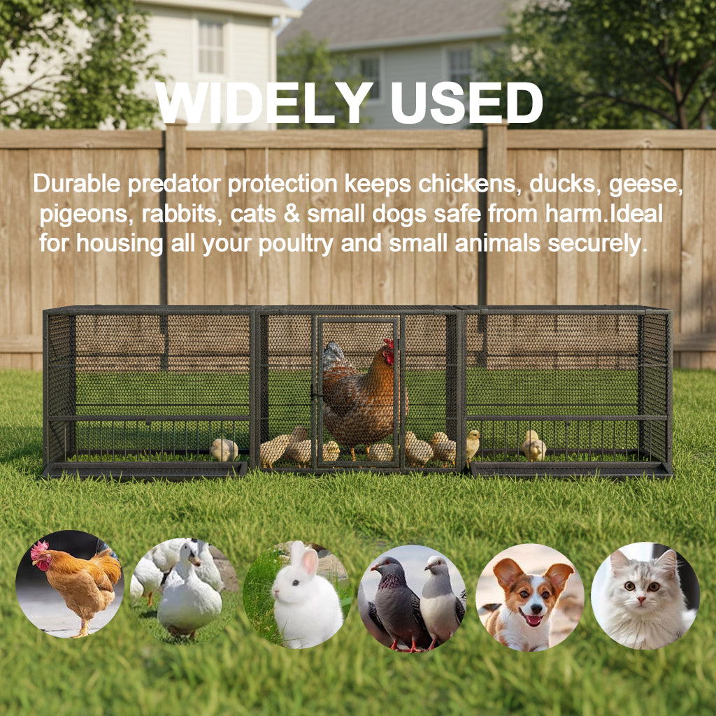 83 Thickened Chicken Coop Durable Pigeon Cage Outdoor Use Comfortable Poultry Cage For Home Breeding Easy-to-Install Design With Strong Load-Bearing Chicken Duck Goose Breeding