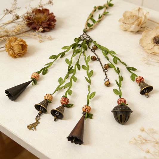 Retro-style Door Handle Hanging Decorative Bell For Home And Garden