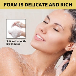 OUHOE Ginger Dense Hair Shampoo, Moisturizes Reduces Itchiness, Strengthens Dense And Fluffy Hair Care Shampoo