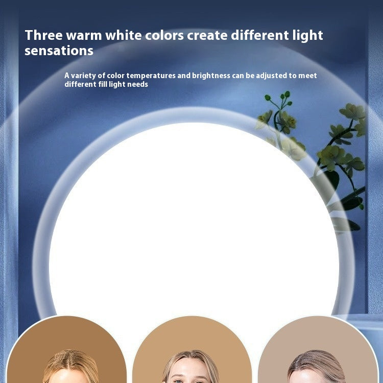 Desktop Makeup Fill Light Round Full Screen Soft Light Lamp