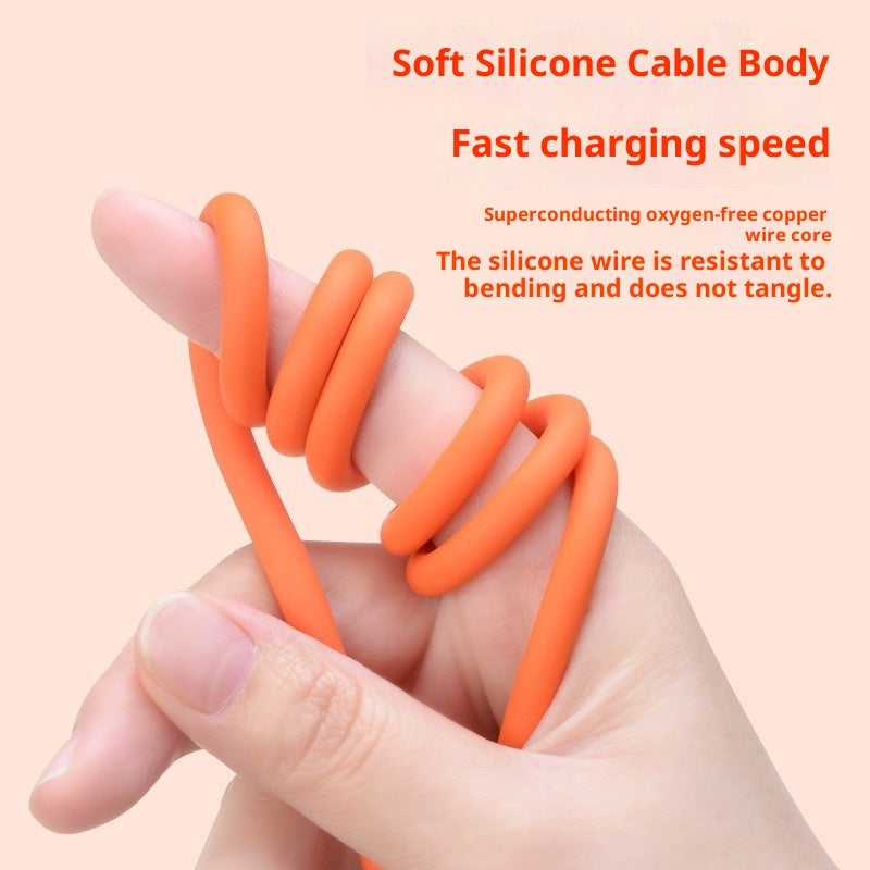 Mobile Phone Charging Cable Super Fast Charge Line Three-in-one