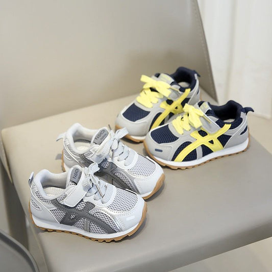 2026 Autumn New Arrival Boys Soft Sole Comfort Sneakers Korean Style Fashion Versatile Girls Casual