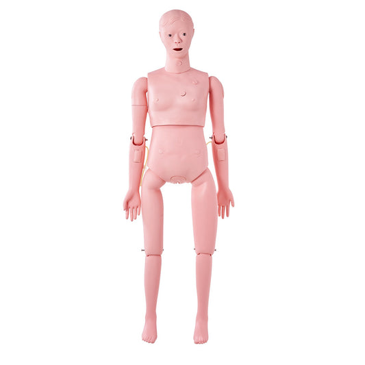 Nursing Training Manikin, Female Life Size Demonstration Human Manikin For Nursing Training, Multifunctional Education Teaching Model Supplies, PVC Anatomical Mannequin Body Care Simulator Model