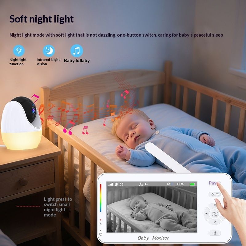 New High-definition Baby Monitor With A Dual-mode Mobile App