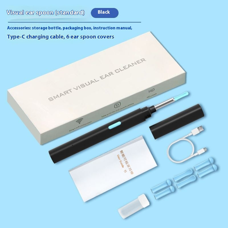 Visual Earpick With Charging Base HD Intelligent Luminous