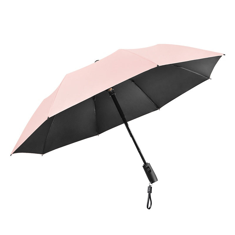 Cooling Folding Umbrella Advanced Sense Sunshade Charging Vinyl Sun Protective