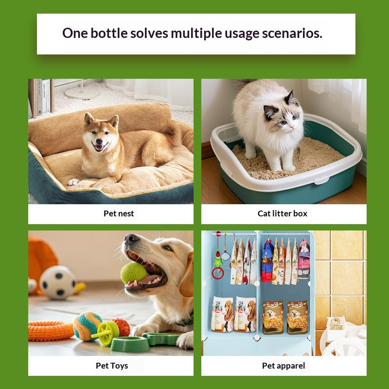 Pet Deodorizing Spray Quick Odor Eliminator And Freshener