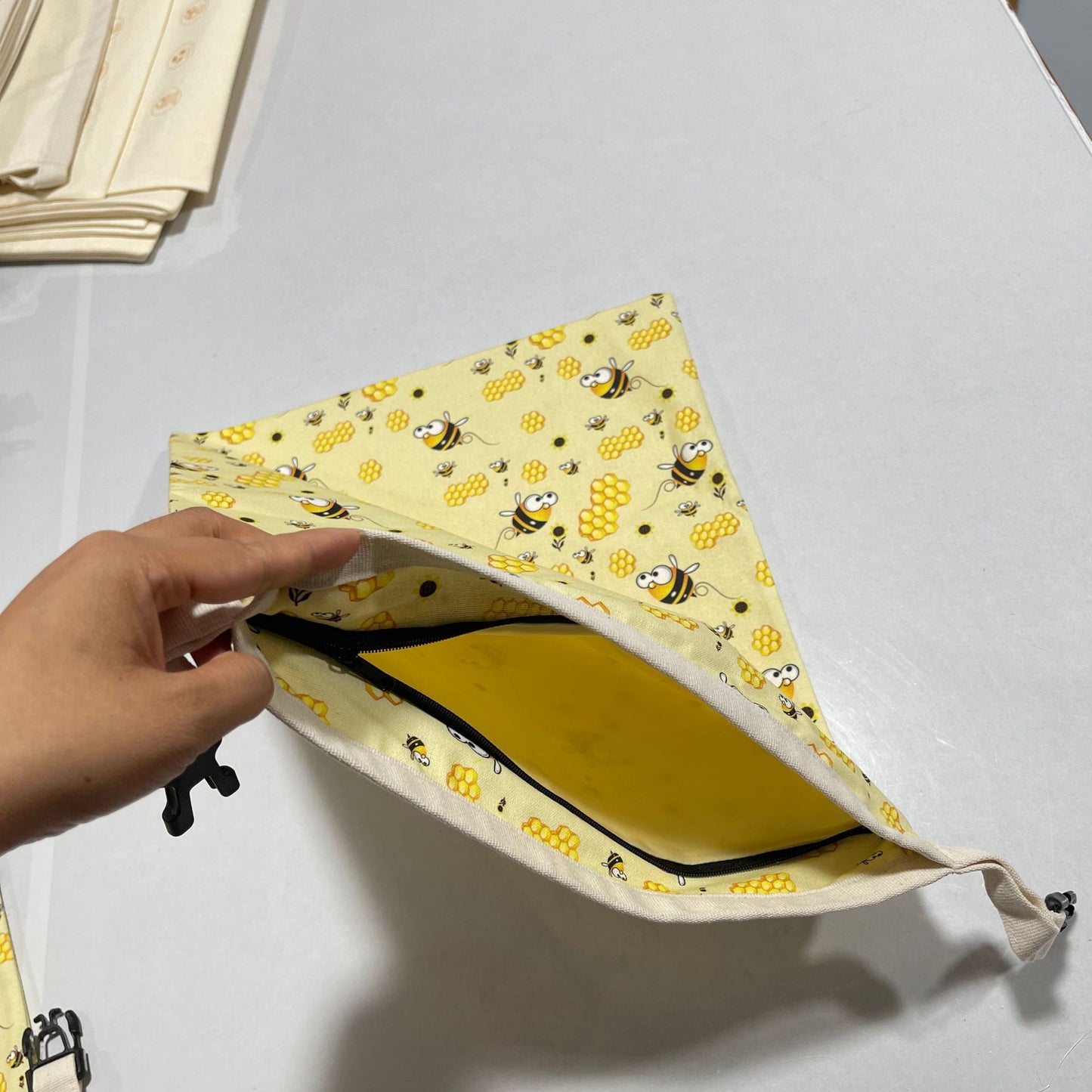 Beeswax Food-grade Bread Storage Bag With A Handle