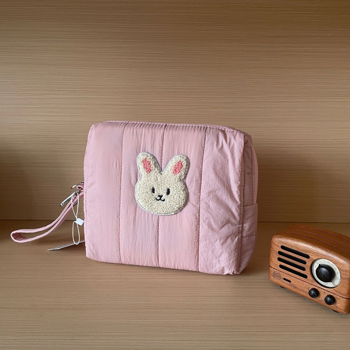 Bear Baby Stroller Storage Cloth Hanging Diaper Feeding Bottle Handbag Bedside Storage Cloth Bag