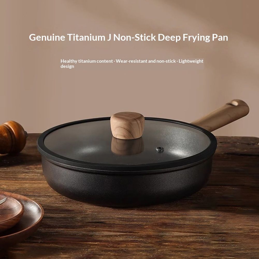 New Titanium Wok Nonstick Pan For Home Use