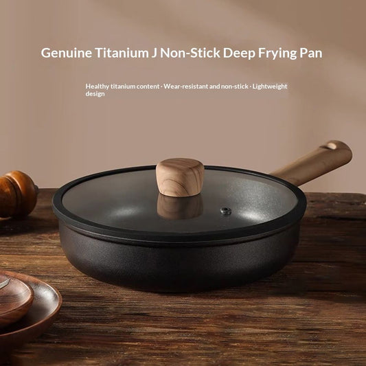New Titanium Wok Nonstick Pan For Home Use