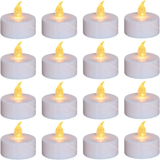 48 Pack Realistic Flickering Tea Lights - Perfect Led Candles For Christmas Decorations And Halloween Decorations, Battery Operated Flameless Battery Candles For Cosy Home Ambiance, Ideal For Parties