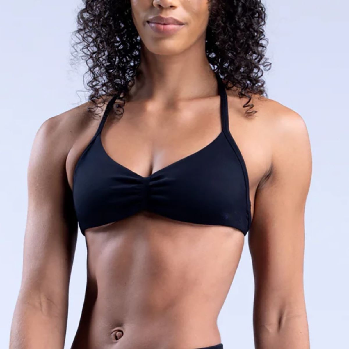 Women's High Elastic Ultra-fine Matte Nylon Halter Beauty Back Exercise Bra