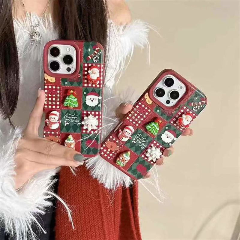 Cortex 3D Santa Claus Phone Case With Full-body Drop Protection
