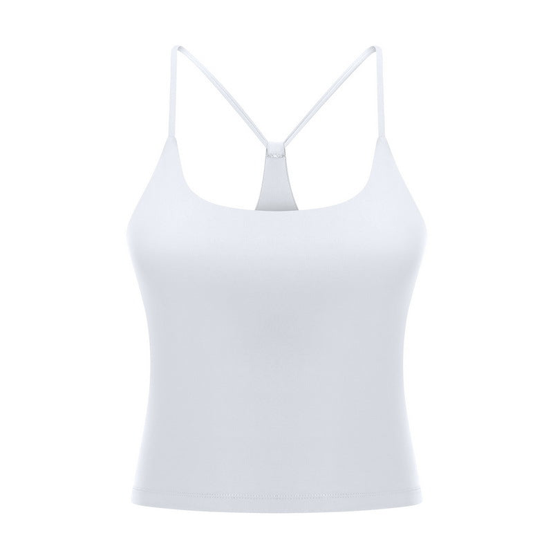 Simple Camisole Sports Abdominal Exercising Band Chest Pad Beauty Back Yoga Vest
