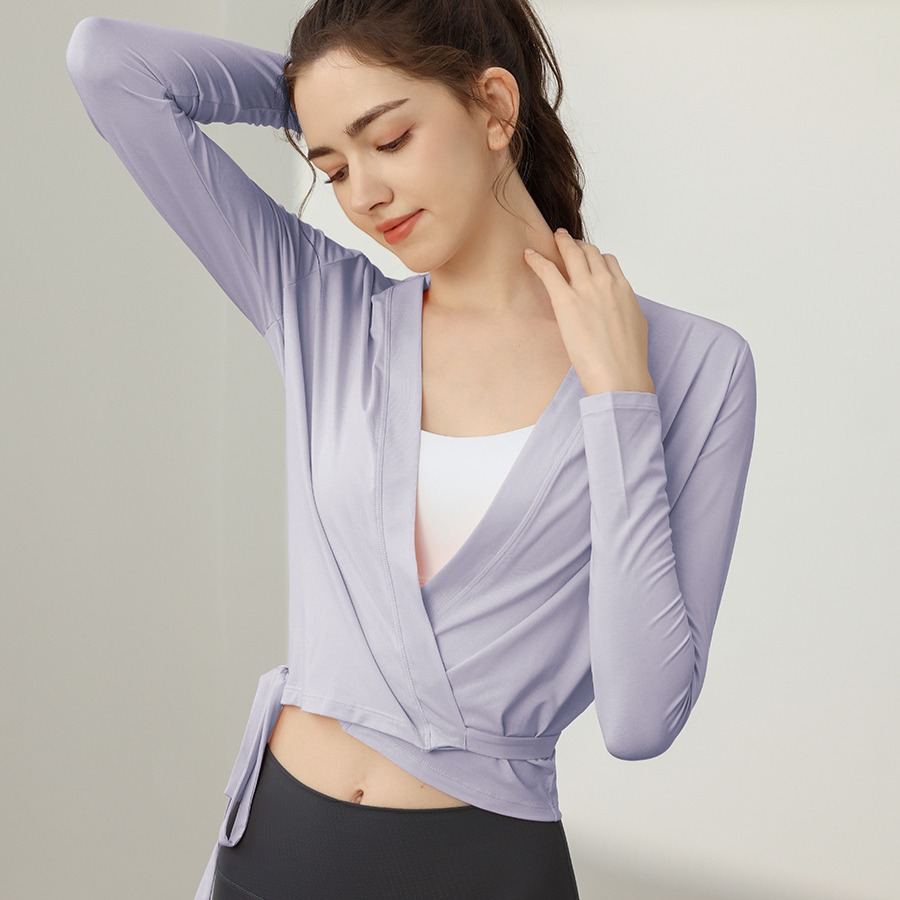 Good-looking Professional Yoga Exercise Top Female