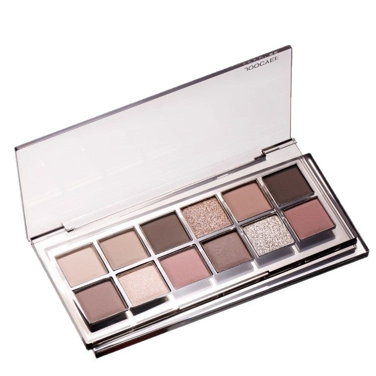 Yeose Eye Shadow 12 Colors Everyday Natural Makeup Earthy Multi-Color Palette